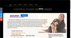 Desktop Screenshot of centralcoastminihuskies.com